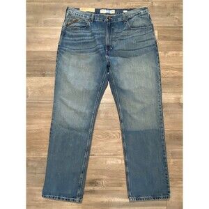Ariat M2 Mens 40X32 Blue Granite Wash Denim Relaxed Bootcut Jeans